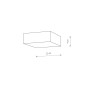 Изображение Потолочный светильник Nowodvorski 10420 Lid Square Led 1x15W 3000K 1200Lm IP20 Wh ИМ Light-Deco 3 