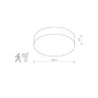 Зображення Купить Светильник Nowodvorski 10186 Arena E14 3x20W IP20 Wh ИМ Light-Deco 1 