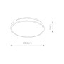 Зображення Светильник Nowodvorski 10977 Agnes Round LED Pro 1x22W 3000K 1800Lm IP44 Wh ИМ Light-Deco 1 