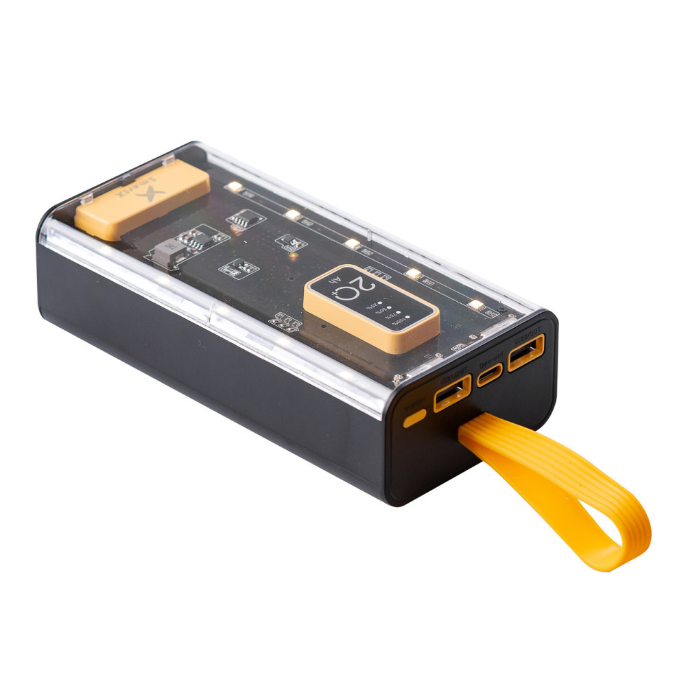 Изображение Повербанк SmartX Fast Charge Power Bank 20000mAh внешний аккумулятор 4 встроенных кабеля X-101 ИМ Light-Deco 2 