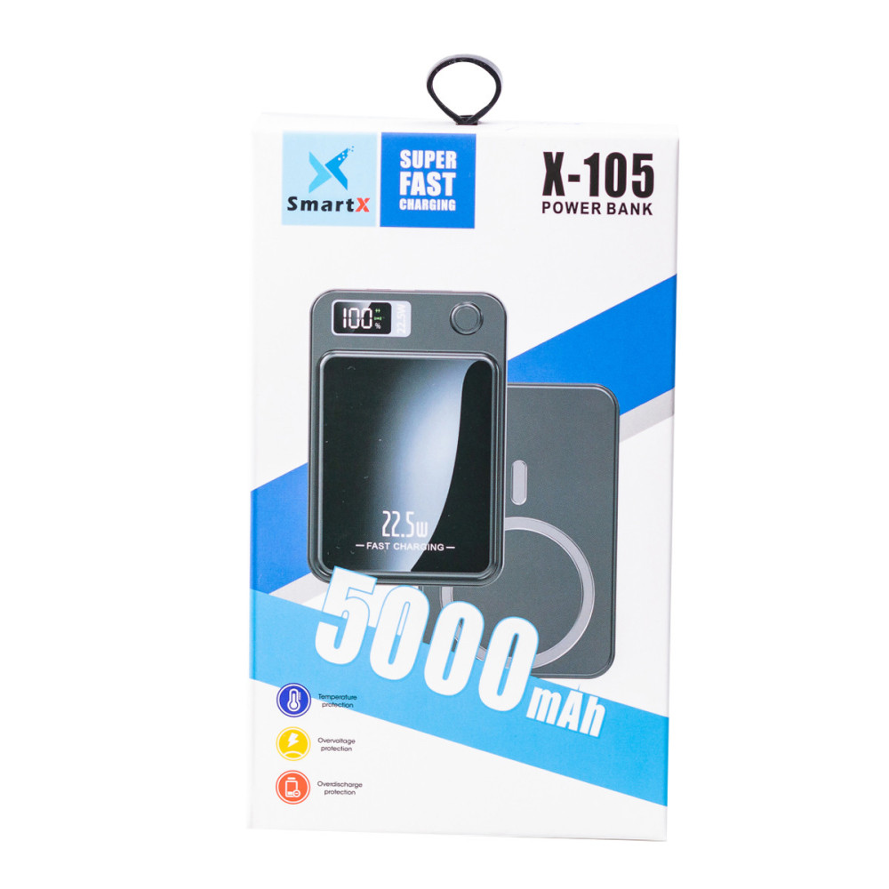 Изображение Бездротовий повербанк зі швидкою зарядкою на 5000 mah X105 ИМ Light-Deco 4 