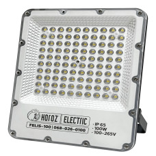 Прожектор світлодіодний HOROZ ELECTRIC "FELIS-100" 100W чорний 6400K (денний)