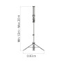 Зображення Стойка c прожекторами двойная TOWER c розеткой+выключатель ИМ Light-Deco 1 