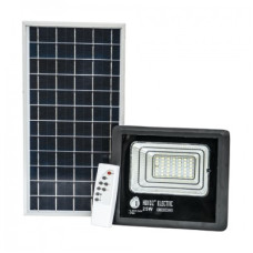 Прожектор світлодіодний на сонячній батареї HOROZ ELECTRIC "TIGER-25" 25W чорний 6400K (денний)