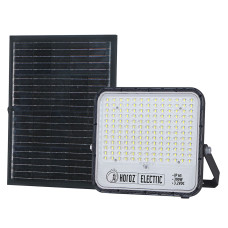 Прожектор світлодіодний на сонячній батареї HOROZ ELECTRIC "TIGER PRO-300" 300W 6400K чорний