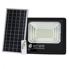Прожектор світлодіодний на сонячній батареї HOROZ ELECTRIC "TIGER-100" 100W чорний 6400K (денний)