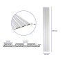 Зображення Рейка декоративная WPC стеновая 200х11х2900мм SW-00003011 ИМ Light-Deco 2 