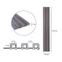 Зображення Рейка декоративная WPC стеновая 200х27х2900мм SW-00003004 ИМ Light-Deco 2 