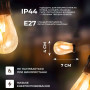 Изображение Гирлянда уличная в стиле ретро светодиодная желтая S14 на 10 LED ламп длиной 5 метров S14Y ИМ Light-Deco 3 