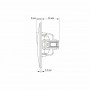 Изображение Кнопка звонка белая TITANUM STANDARD ИМ Light-Deco 4 