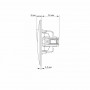 Изображение Выключатель одноклавишный проходной белый TITANUM STANDARD ИМ Light-Deco 4 