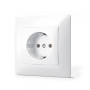 Зображення Розетка одинарная с заземлением белая TITANUM STANDARD ИМ Light-Deco 1 
