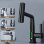Зображення Змішувач для рукомийника з індикатором A242 Platinum ИМ Light-Deco 