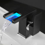 Изображение Змішувач для раковини світлодіодний VALESO NSB013 чорний ИМ Light-Deco 3 