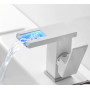 Изображение Змішувач для раковини світлодіодний VALESO NSB015 білий ИМ Light-Deco 2 