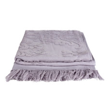 Рушник arya 70x140см сірий isabel soft