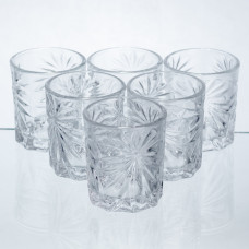 Набор рюмок для крепких напитков Shot glass 6 штук по 75 мл HP-17-36