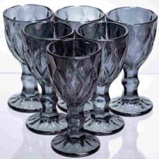 Набор рюмок Fractal 6 штук по 40 мл HP-19-272 прозрачный стаканы для крепких напитков шотов коктейлей