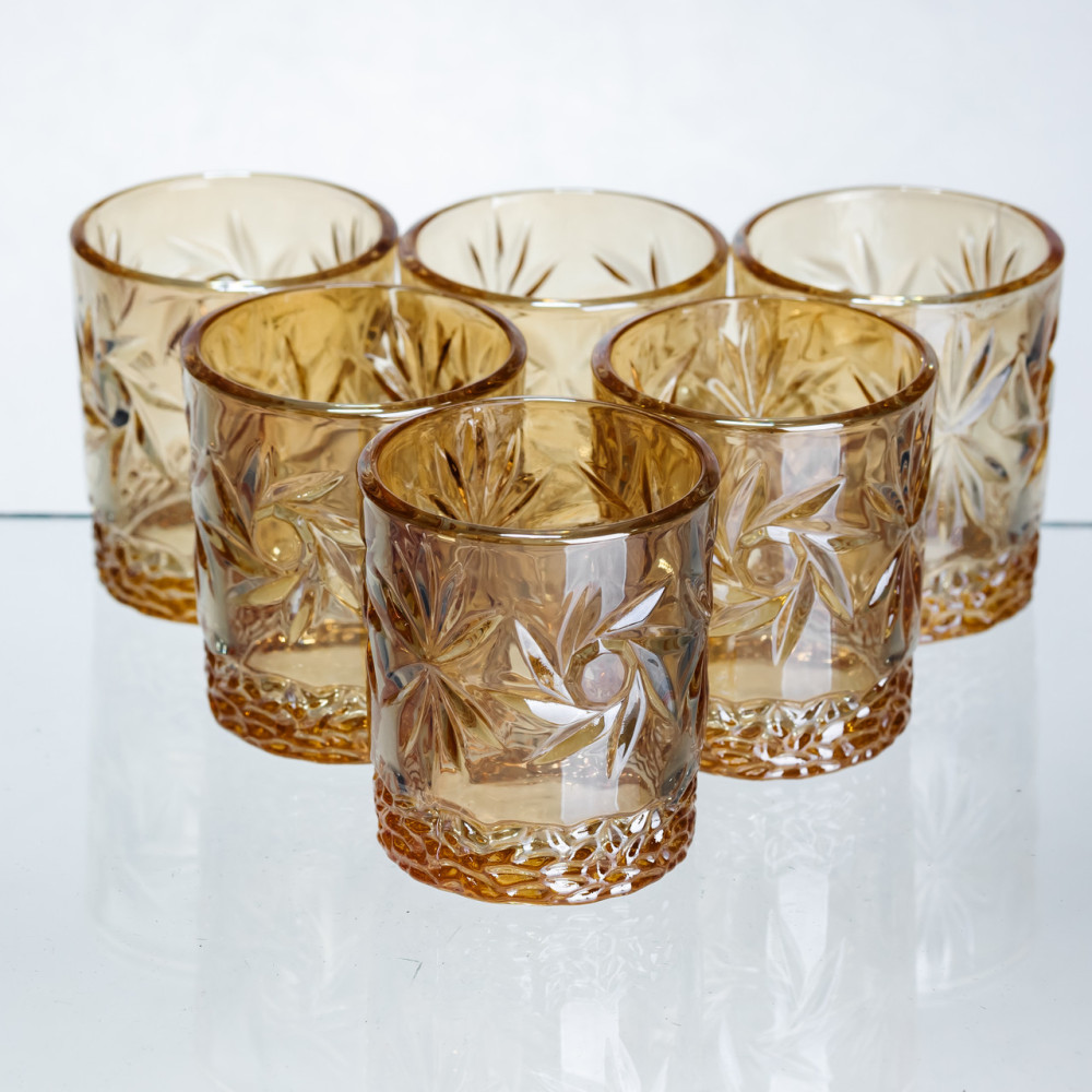 Изображение Набор рюмок для виски Shot glass 6 штук по 75 мл коричневый HP-17-39 ИМ Light-Deco 