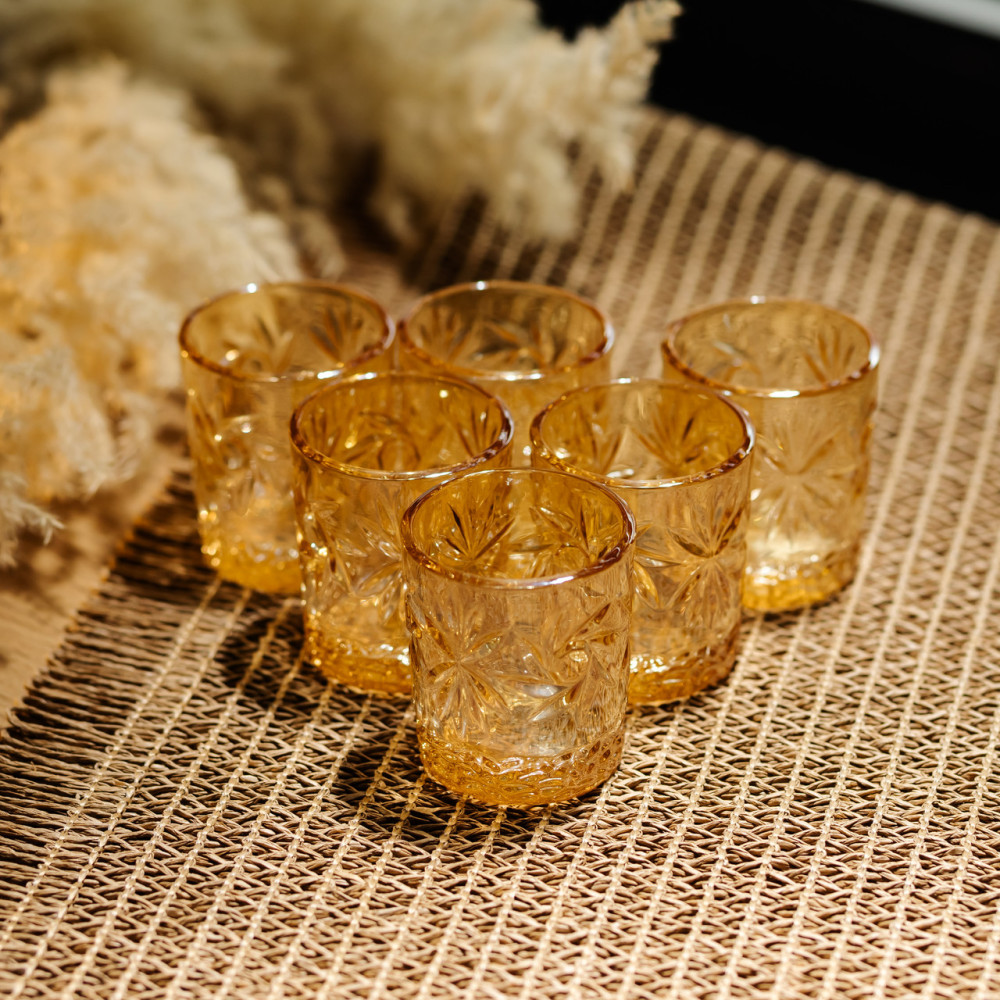 Изображение Набор рюмок для виски Shot glass 6 штук по 75 мл коричневый HP-17-39 ИМ Light-Deco 1 