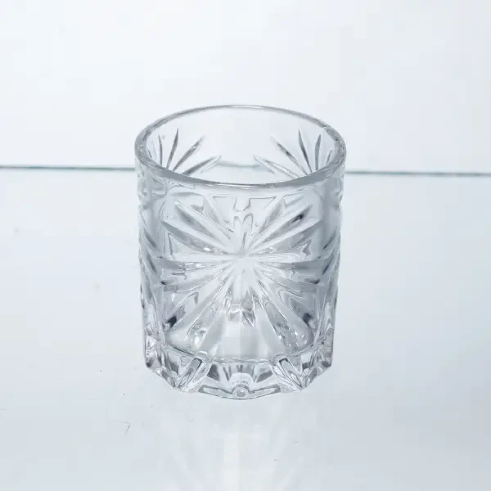 Изображение Набор рюмок для настоек Rocks Glass 6 штук по 75 мл с рельефным узором HP-17-8 ИМ Light-Deco 2 