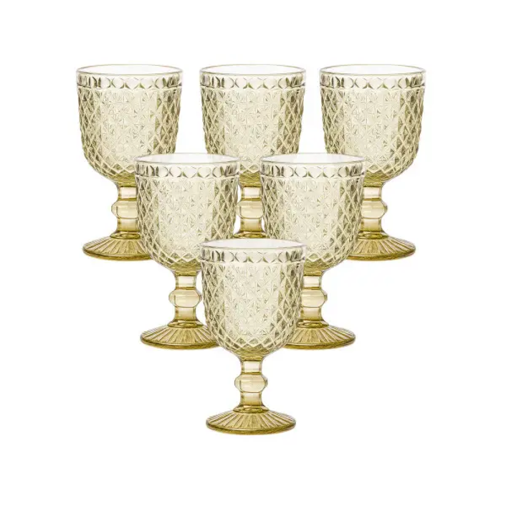Изображение Набор рюмок на ножке 6 шт 50 мл Золотистый HP-19-125 ИМ Light-Deco 