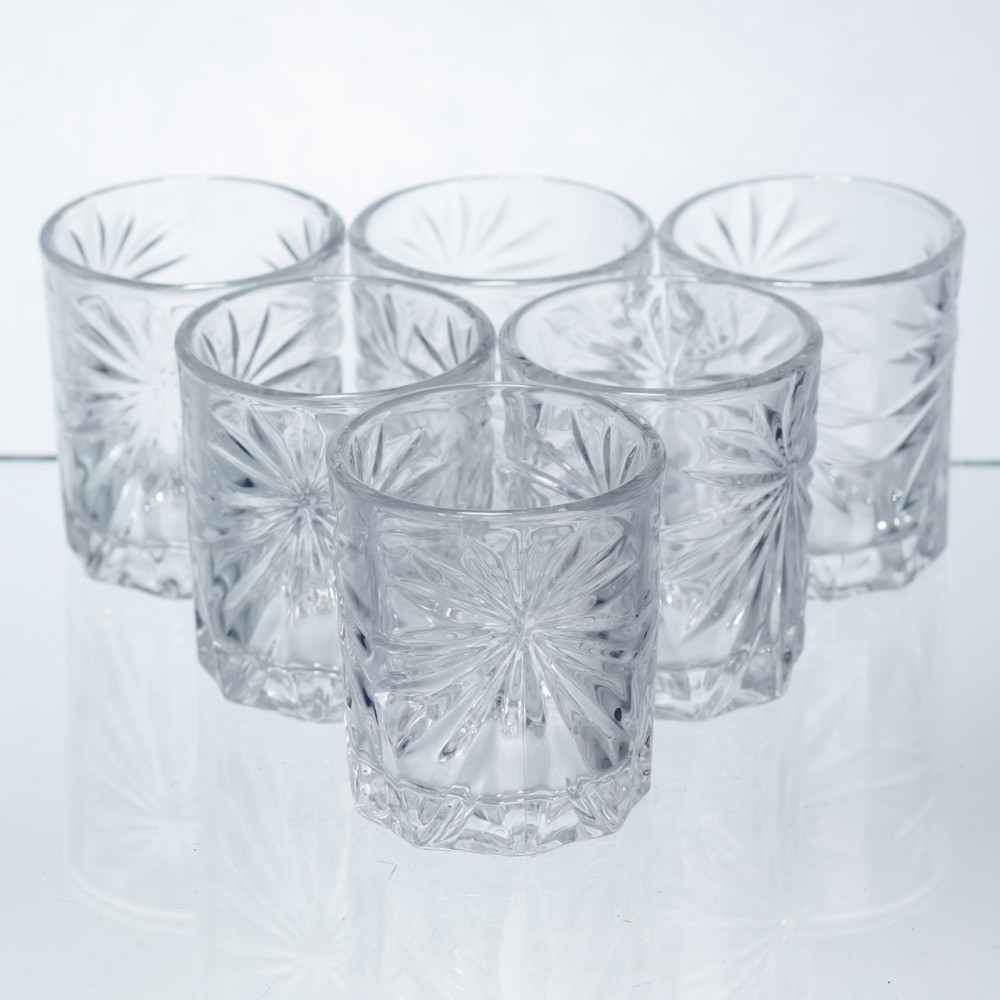 Изображение Набор рюмок для виски Shot glass 6 штук по 75 мл HP-17-34 ИМ Light-Deco 