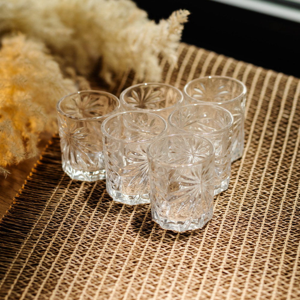 Изображение Набор рюмок для виски Shot glass 6 штук по 75 мл HP-17-34 ИМ Light-Deco 1 