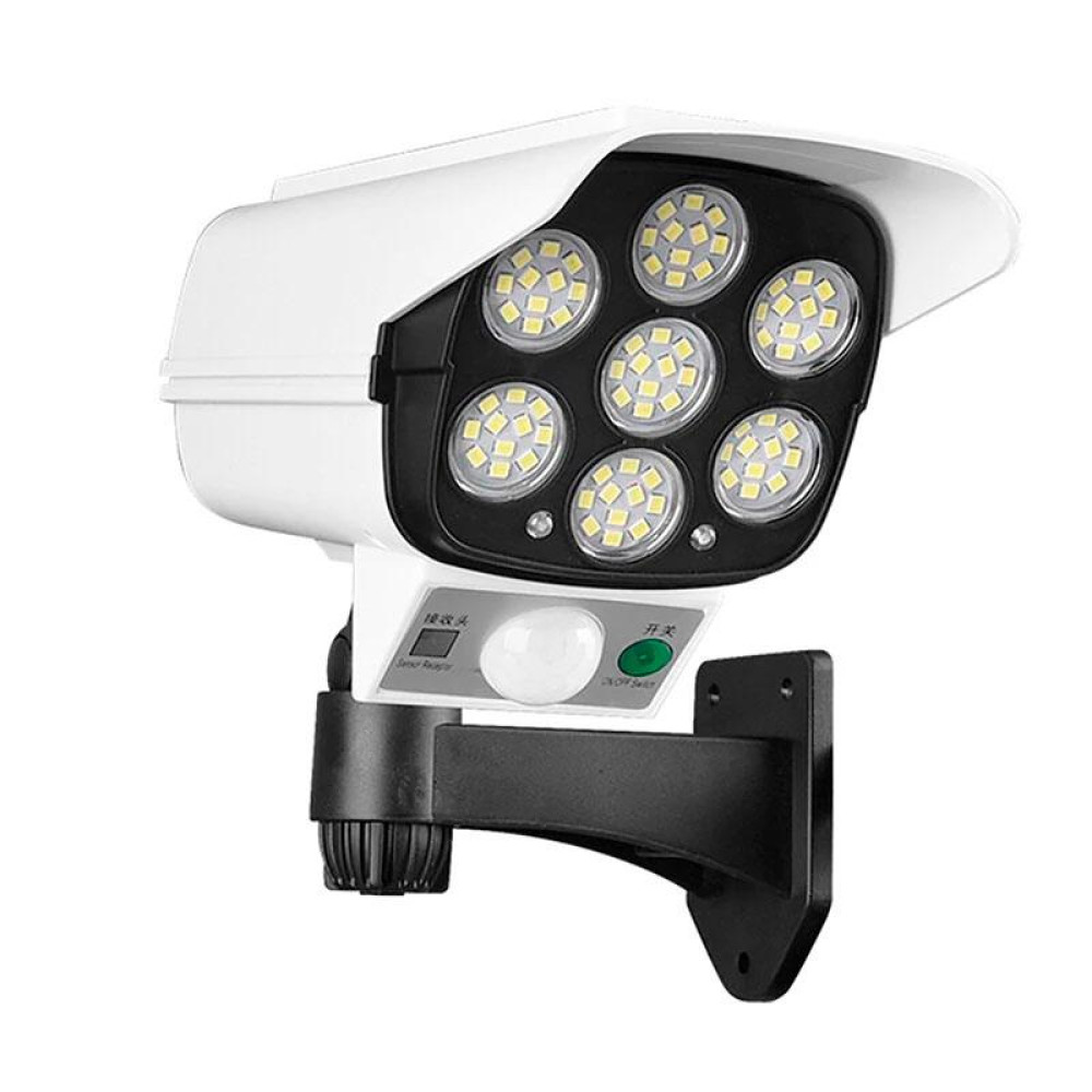 Изображение Уличный фонарь настенный 77 COB LED с датчиком движения и солнечной панелью автономная лампа для сада огорода HP-L-4 ИМ Light-Deco 1 