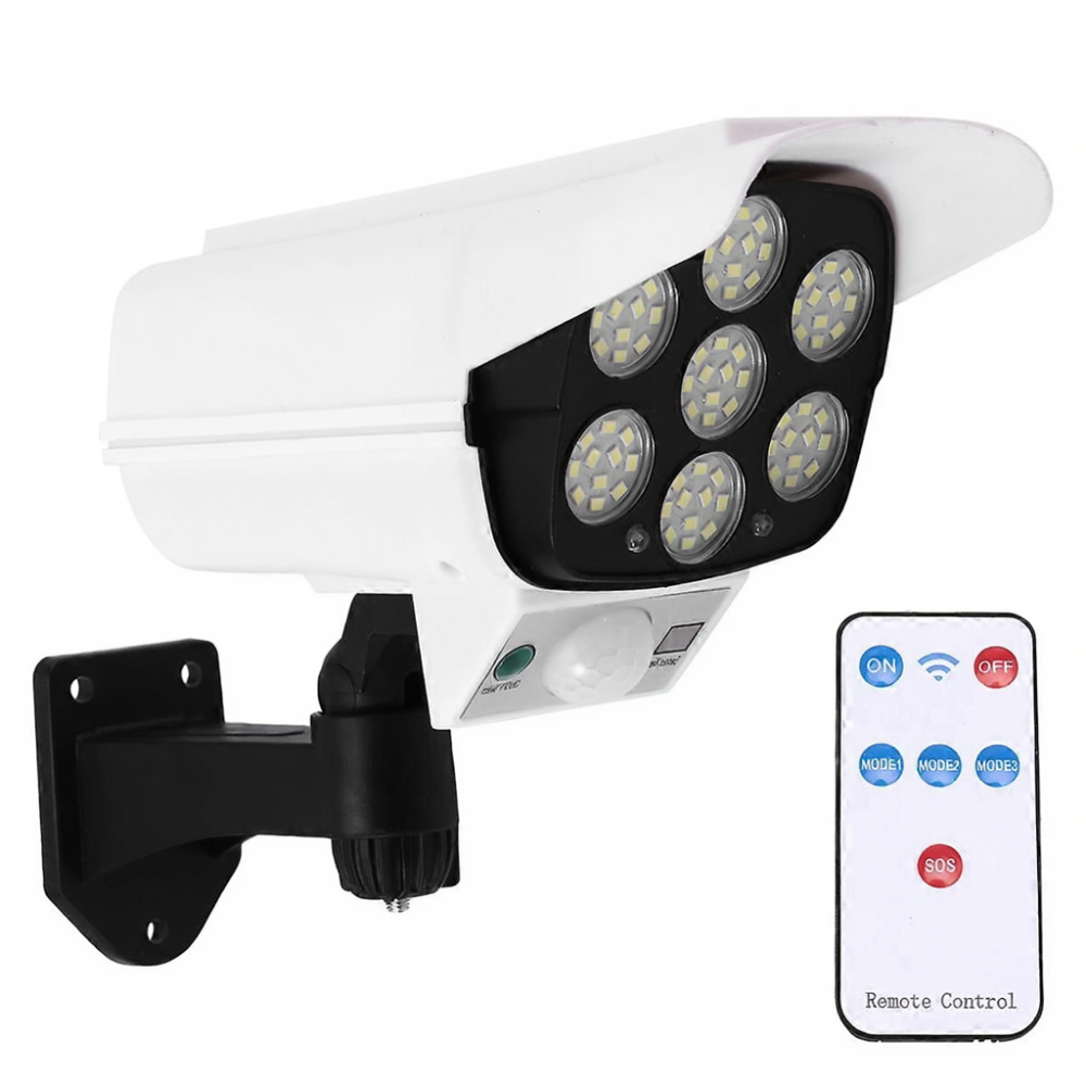 Изображение Уличный фонарь настенный 77 COB LED с датчиком движения и солнечной панелью автономная лампа для сада огорода HP-L-4 ИМ Light-Deco 2 