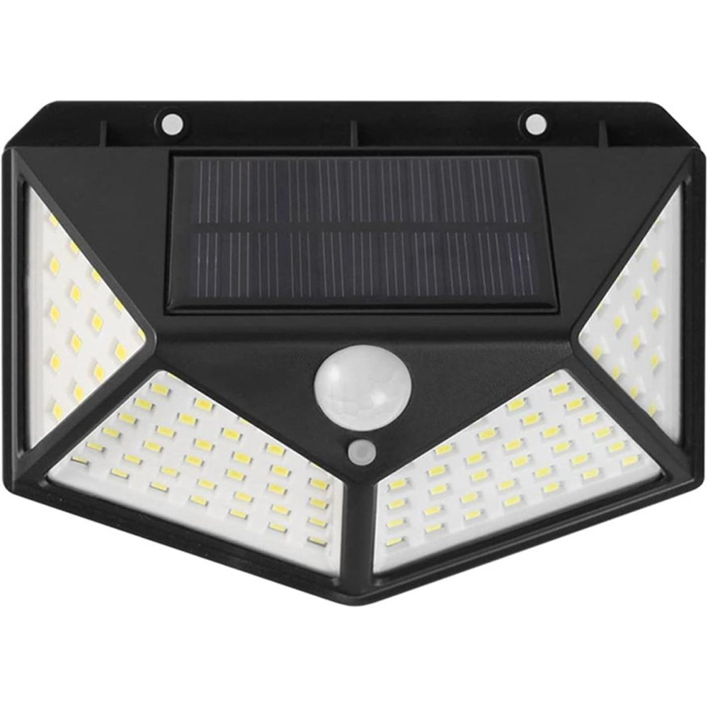 Изображение Уличный фонарь настенный 100 LED с датчиком движения и солнечной панелью для фасадов ворот двора HP-L-7 ИМ Light-Deco 
