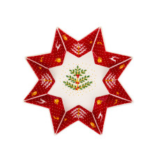 Салатник різдвяна колекція діам - 25х4,5 см