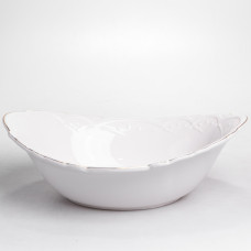 Салатница овальная фарфоровая Pearl 31,5*22*10 см Yiwu HP-HK-C33