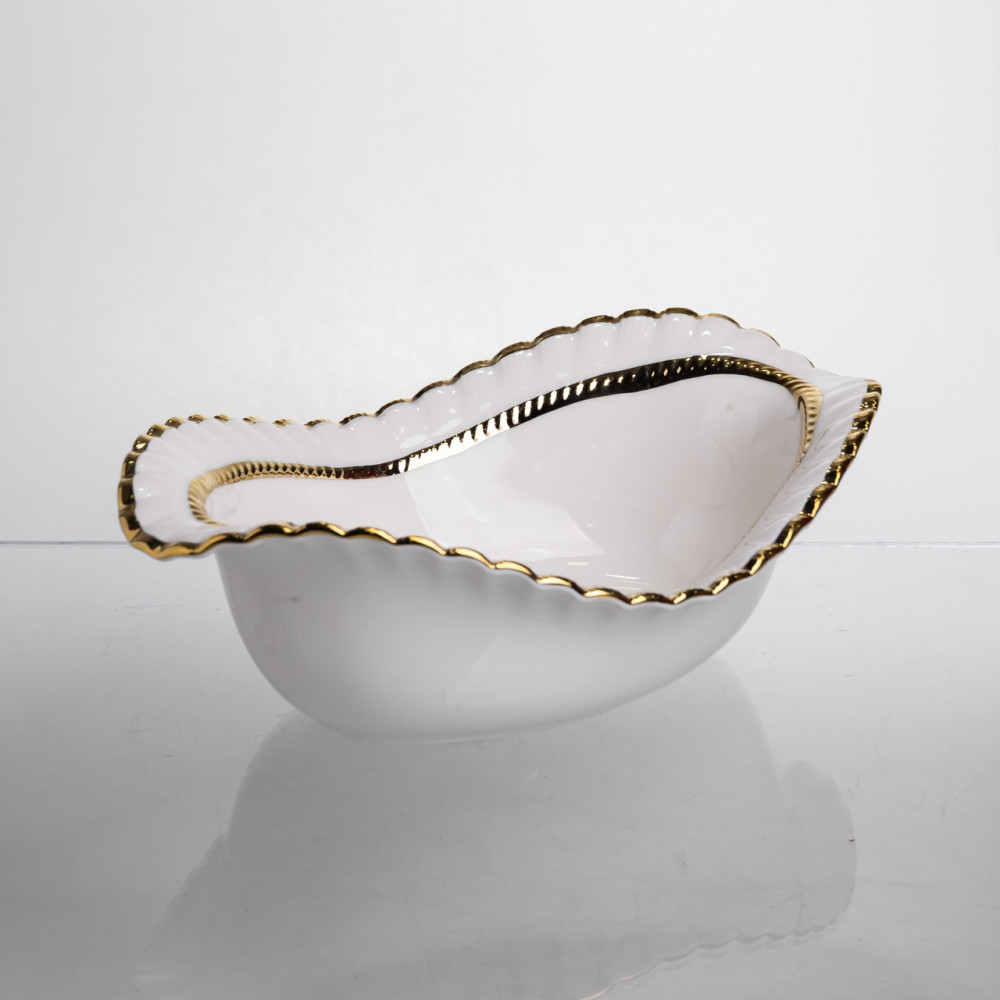 Изображение Салатница фарфоровая Sofia Gold 25 см Yiwu AP-23 ИМ Light-Deco 2 
