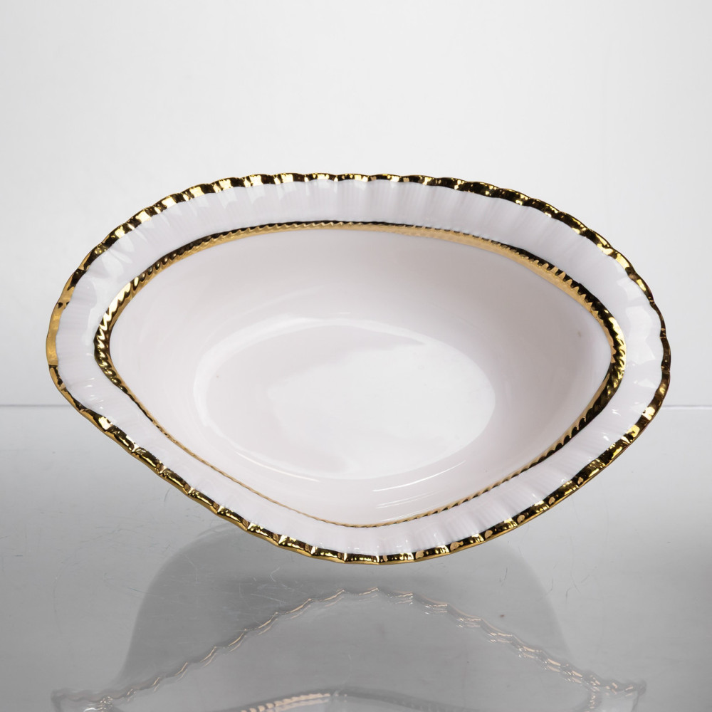 Изображение Салатница фарфоровая Sofia Gold 25 см Yiwu AP-23 ИМ Light-Deco 4 