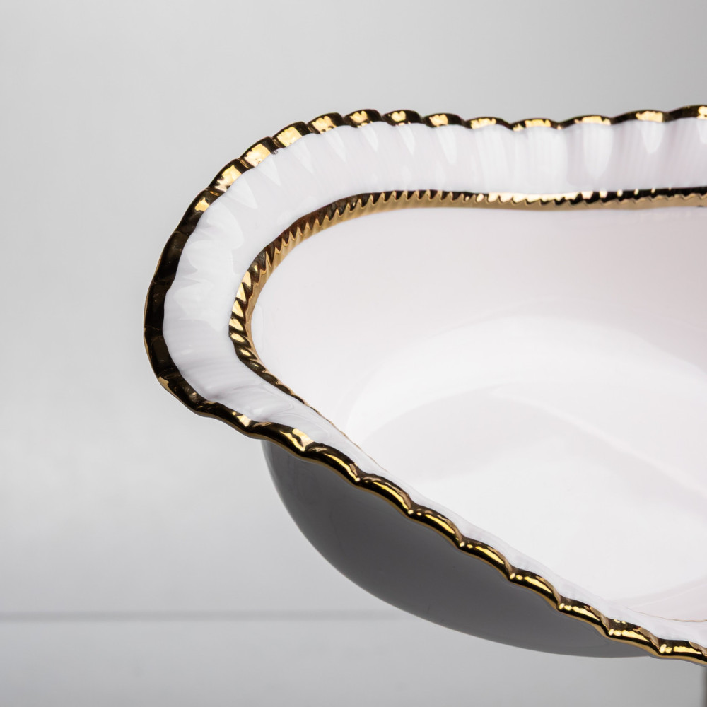 Изображение Салатница фарфоровая Sofia Gold 25 см Yiwu AP-23 ИМ Light-Deco 5 