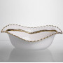 Изображение Салатница фарфоровая Sofia Gold 31 см Yiwu AP-23-1 ИМ Light-Deco 