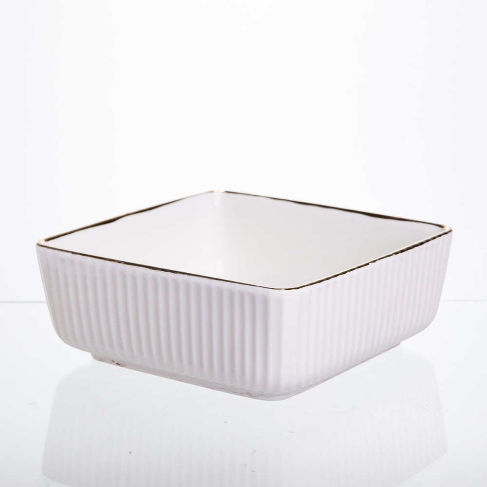 Зображення Салатница фарфоровая Casual 18*18 см Yiwu LB-1564G ИМ Light-Deco 4 