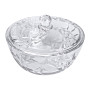 Зображення Салатница стеклянная с крышкой 24 см под хрусталь HP-YH-62 ИМ Light-Deco 1 
