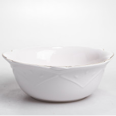 Салатница круглая фарфоровая Pearl 25 см Yiwu HP-HK-C23