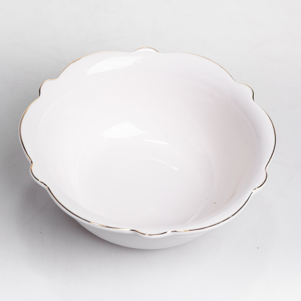 Изображение Салатница круглая фарфоровая Pearl 25 см Yiwu HP-HK-C23 ИМ Light-Deco 2 
