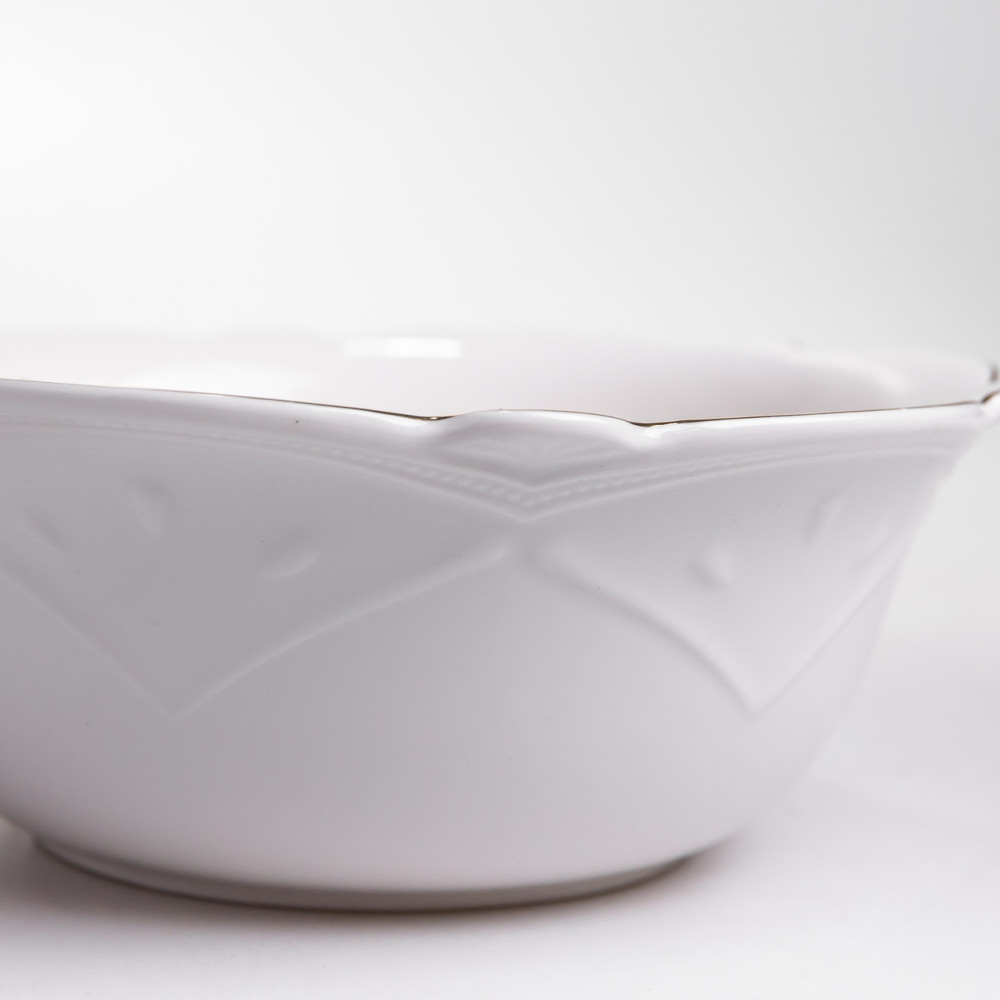 Изображение Салатница круглая фарфоровая Pearl 25 см Yiwu HP-HK-C23 ИМ Light-Deco 3 