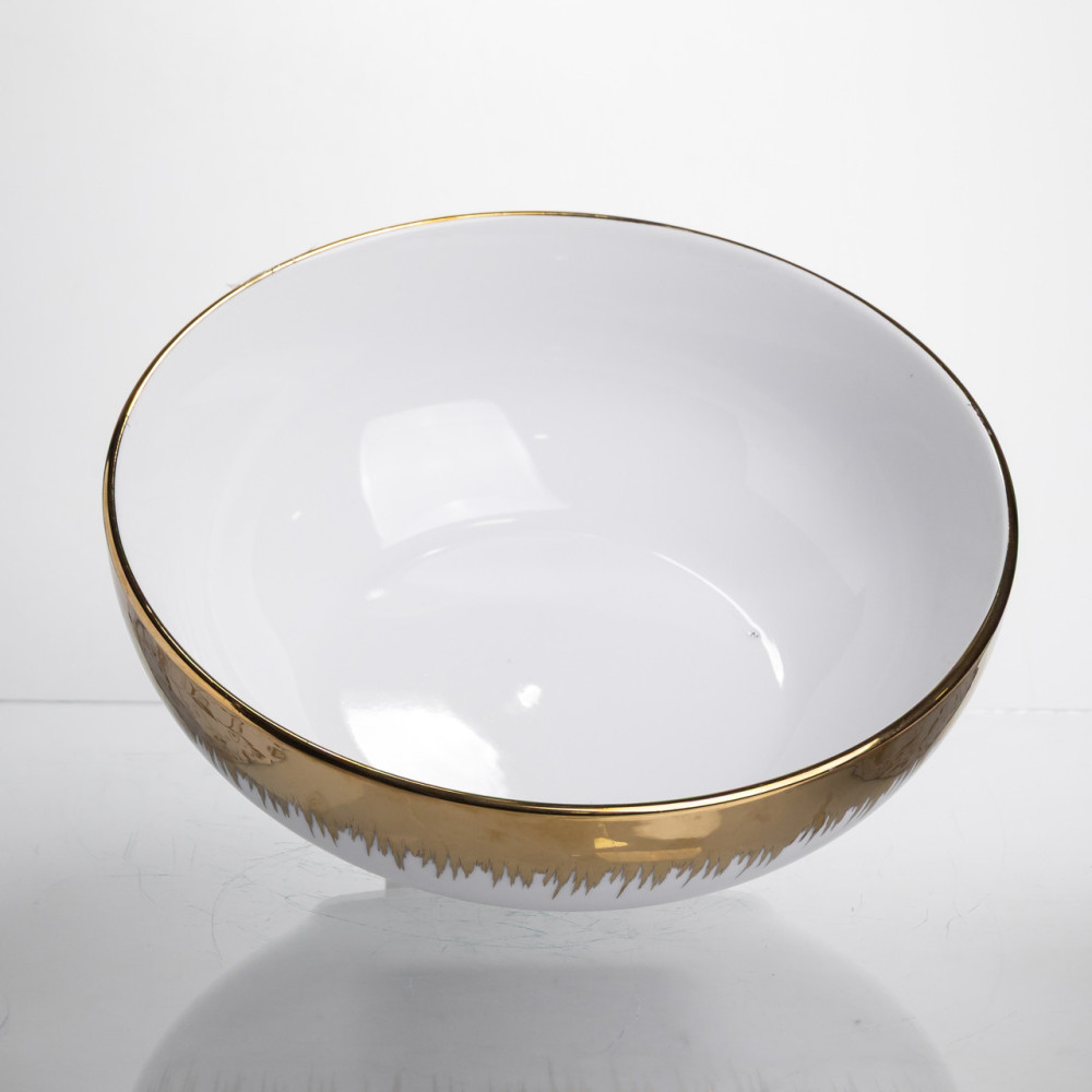 Изображение Салатница фарфоровая Golden Eye 26 см Yiwu DD26-31 ИМ Light-Deco 2 
