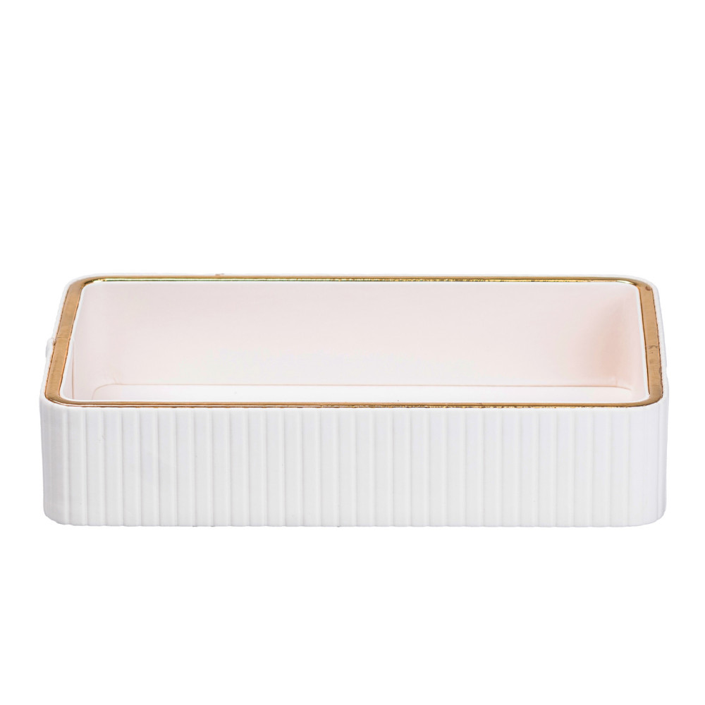 Зображення Салфетница на стол из эко-кожи 25 х 15.5 х 5 см Белый HP9900W ИМ Light-Deco 