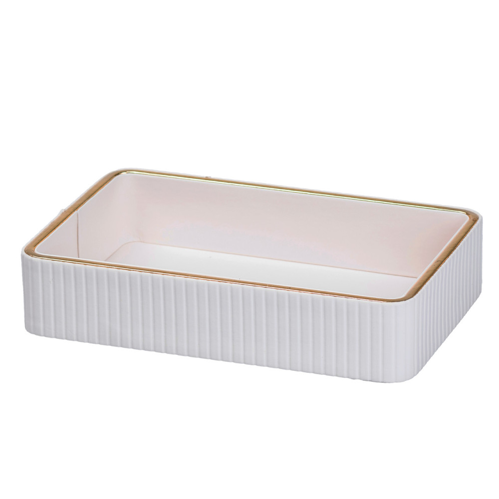 Зображення Салфетница на стол из эко-кожи 25 х 15.5 х 5 см Белый HP9900W ИМ Light-Deco 1 