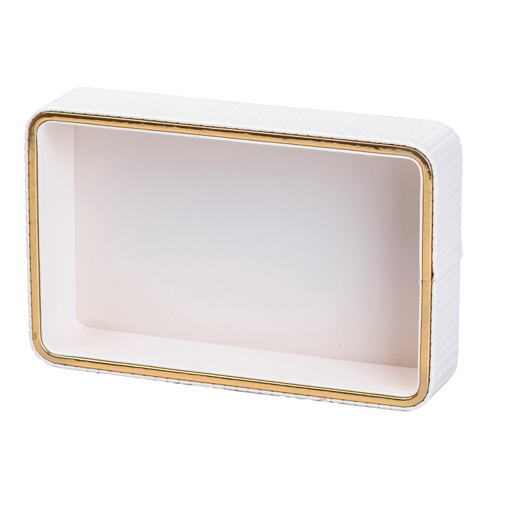 Зображення Салфетница на стол из эко-кожи 25 х 15.5 х 5 см Белый HP9900W ИМ Light-Deco 2 