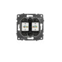 Зображення Механизм розетки компьютерной двойной (CAT6) белый GRANO ИМ Light-Deco 1 