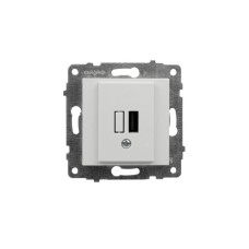 Механизм розетки USB белый GRANO Механизм розетки USB белый GRANO
