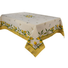 Скатертина гобелен лимон 140x180см