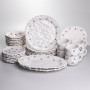 Зображення Столовый набор посуды тарелок и чашек 32 предмета на 6 персон Pearl фарфоровый YY78-4A ИМ Light-Deco 
